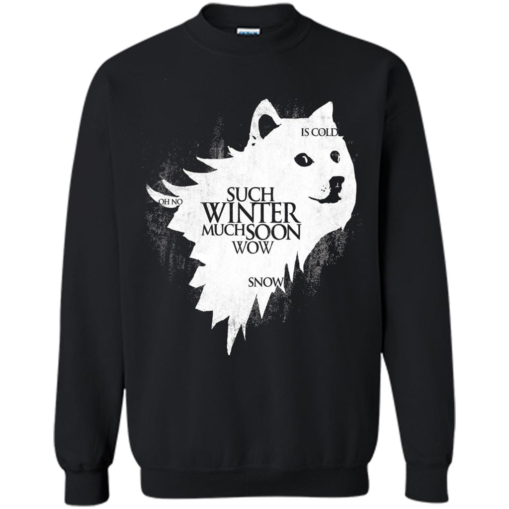 Such Winter Much Soon Dog Wolf T-shirt