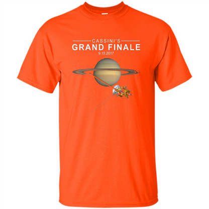 Cassini Grand Finale Space T-shirt Orange