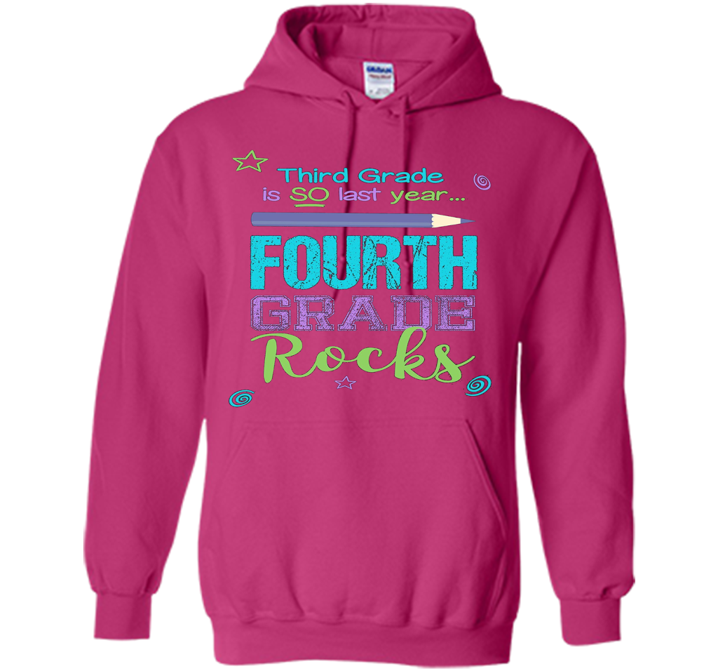 Fun Fourth Grade Rocks TShirt: 3rd Grade Is So Last Year Tee shirt Heliconia