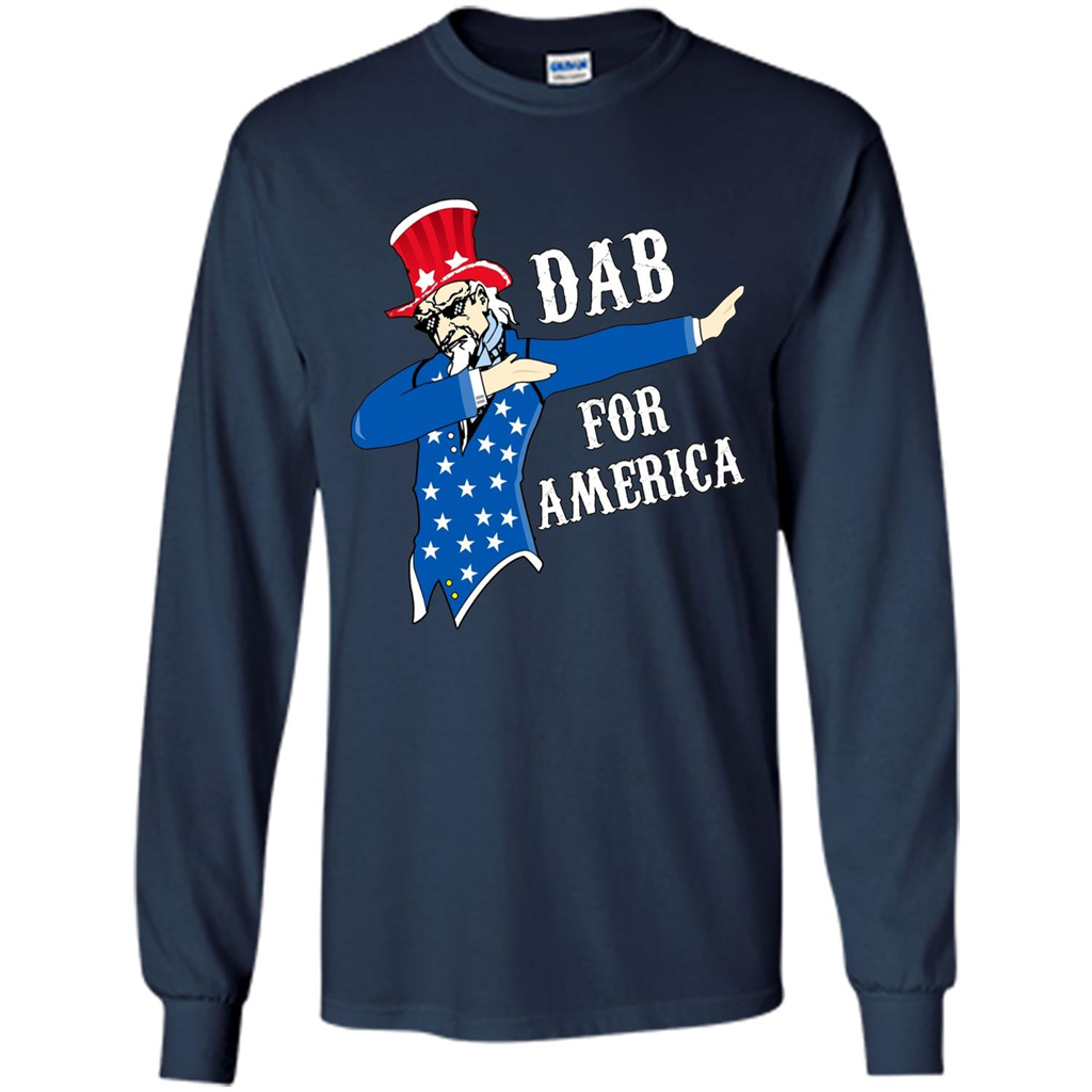 Independen Day T-shirt Patriotic Uncle Sam Dabbing. 4th of July Navy