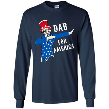 Independen Day T-shirt Patriotic Uncle Sam Dabbing. 4th of July Navy