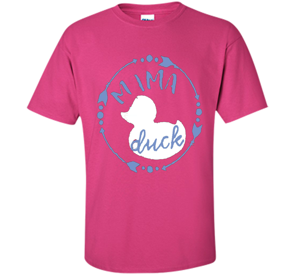 Women's Mama Duck TShirt, Mama Duck Plaid Shirt, Matching Fa shirt Heliconia