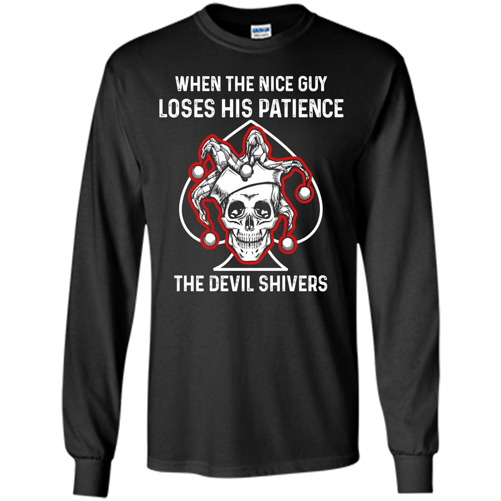 Jocker T-shirt When The Nice Guy Loses His Patience Black