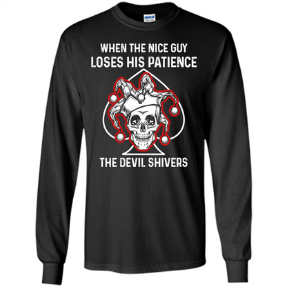 Jocker T-shirt When The Nice Guy Loses His Patience Black