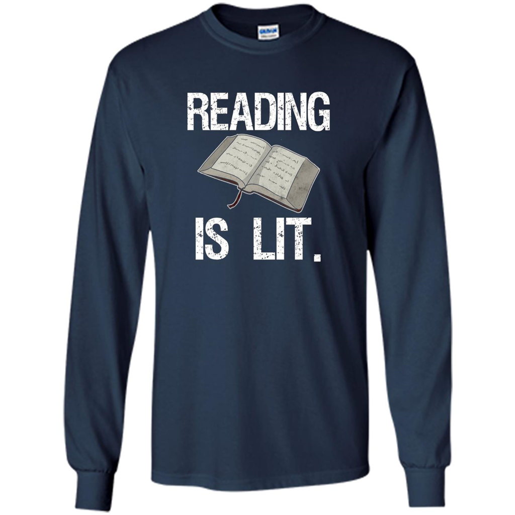 Book Reader T-shirt Reading is Lit T-shirt
