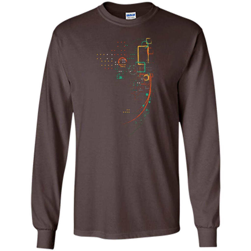 City Grid T-shirt Dark Chocolate