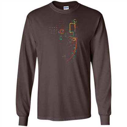 City Grid T-shirt Dark Chocolate