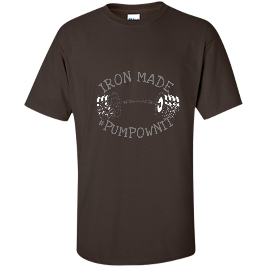 Iron Made Pumpownit Gym T-shirt Dark Chocolate