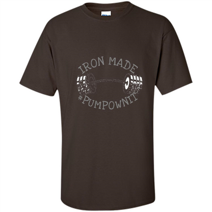 Iron Made Pumpownit Gym T-shirt Dark Chocolate