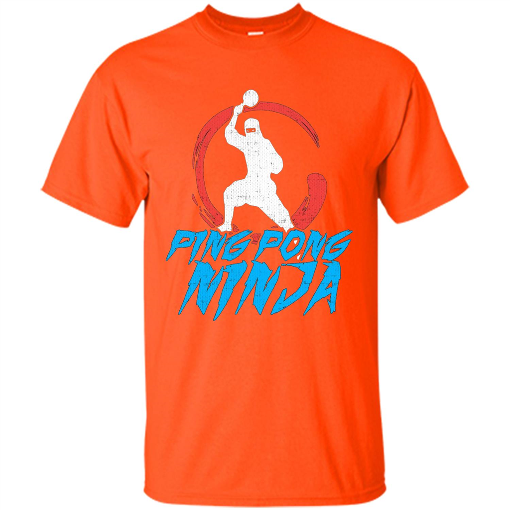Ping Pong Ninja T-Shirt Orange