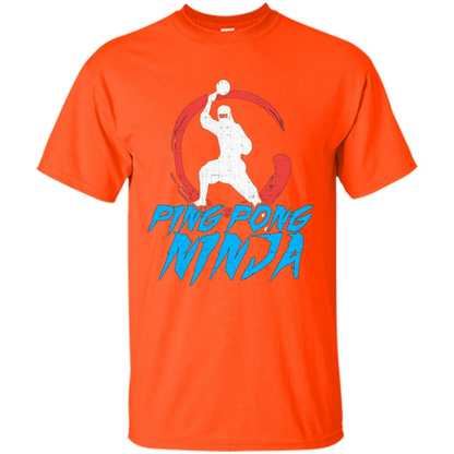Ping Pong Ninja T-Shirt Orange