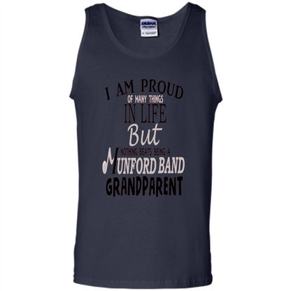 Proud Grandparent T-shirt Nothing Beats Being A Grandparent Navy