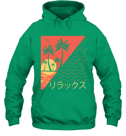 Japan Poster Like Sunset Wave Cool Vibe Shirt Hoodie Hoodie Irish