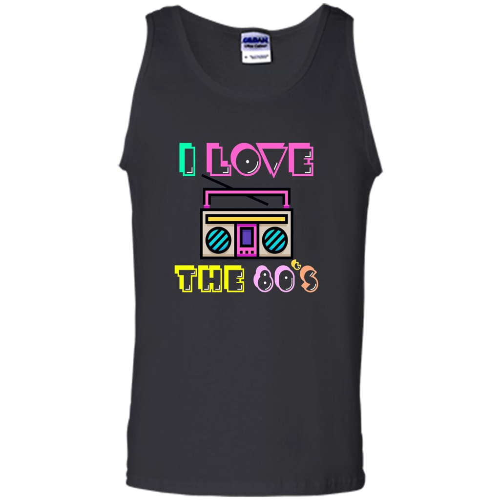 I Love The 80's T-shirt Black