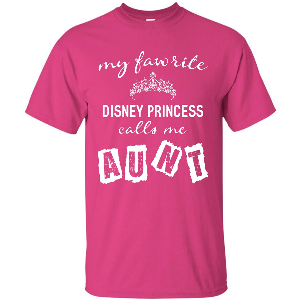 Disney Aunt T-shirt My Favorite Disney Princess Calls Me Aunt Heliconia