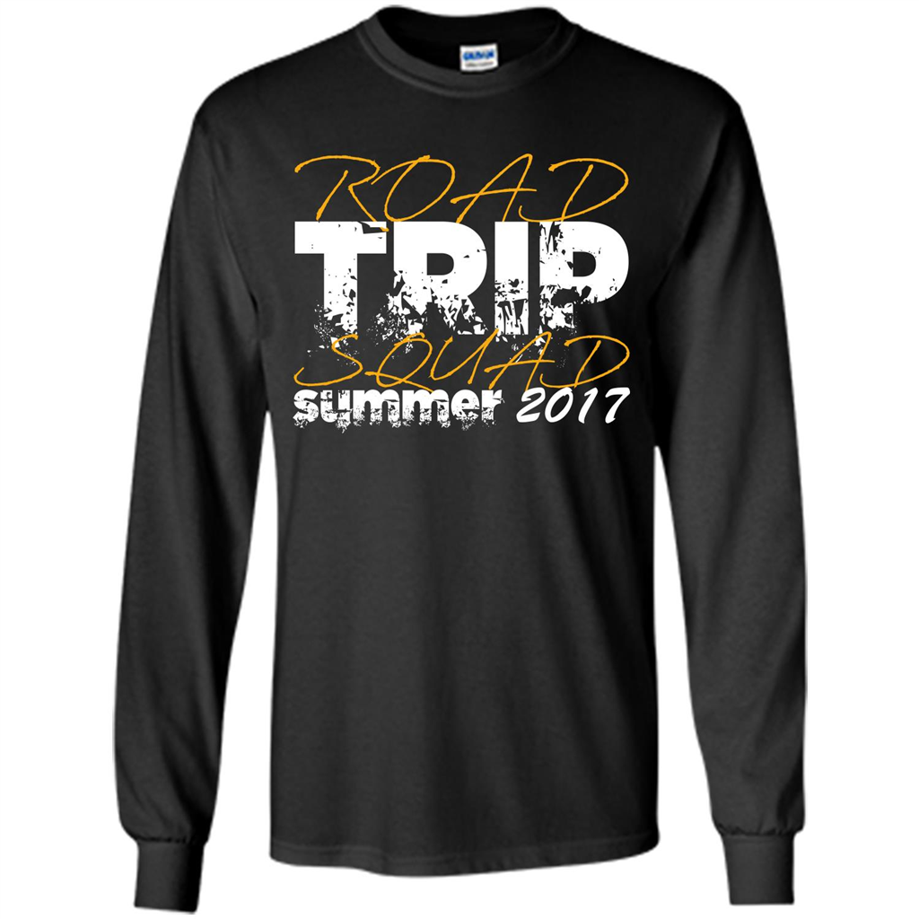 Summer T-shirt Road Trip Squad Summer 2017 Black