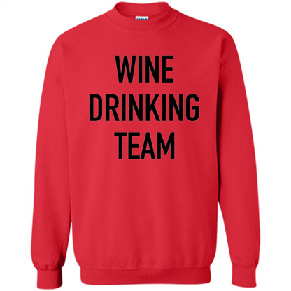 Drinking T-shirt Wine Drinking Team Red
