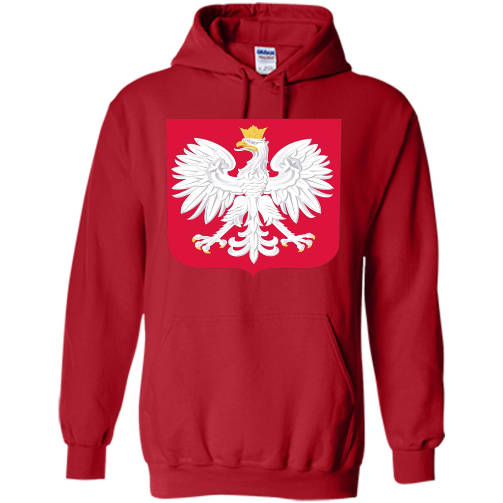 Polish Eagle T-shirt Polska Poland T-shirt Red
