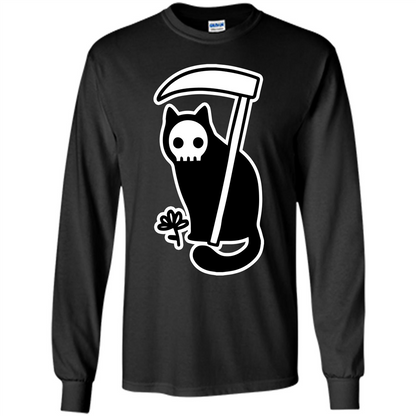 Cat Grimm Reaper T-shirt Black