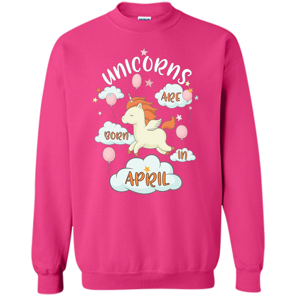 April Unicorn T-shirt Unicorns Are Born In April T-shirt Heliconia