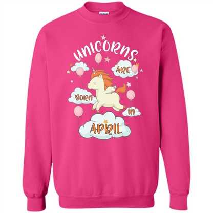 April Unicorn T-shirt Unicorns Are Born In April T-shirt Heliconia