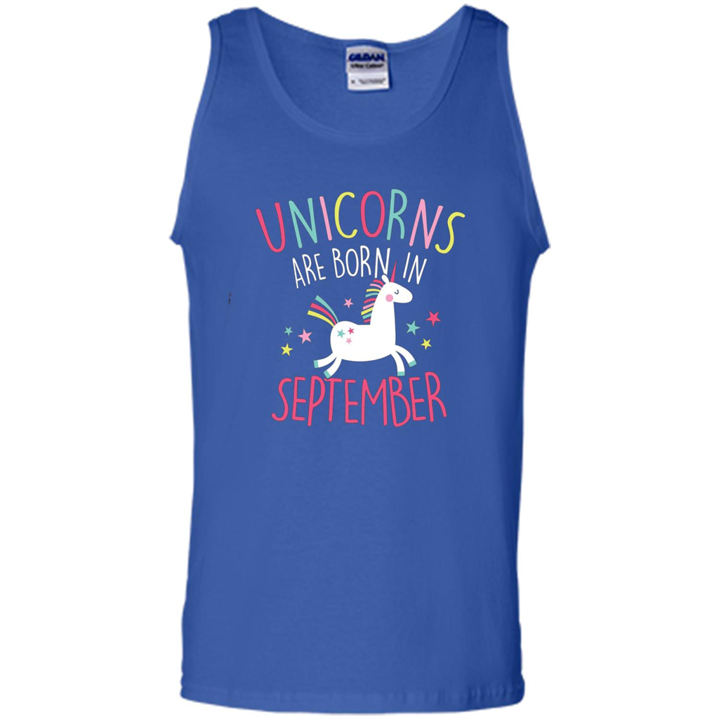 September Birthday T-Shirt Unicorns Are Born In September Royal