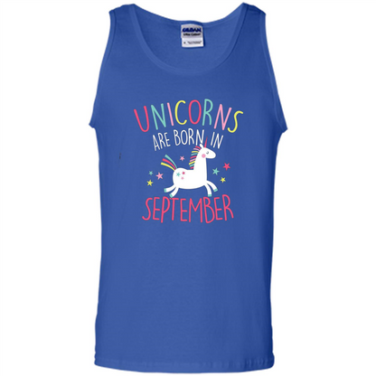 September Birthday T-Shirt Unicorns Are Born In September Royal