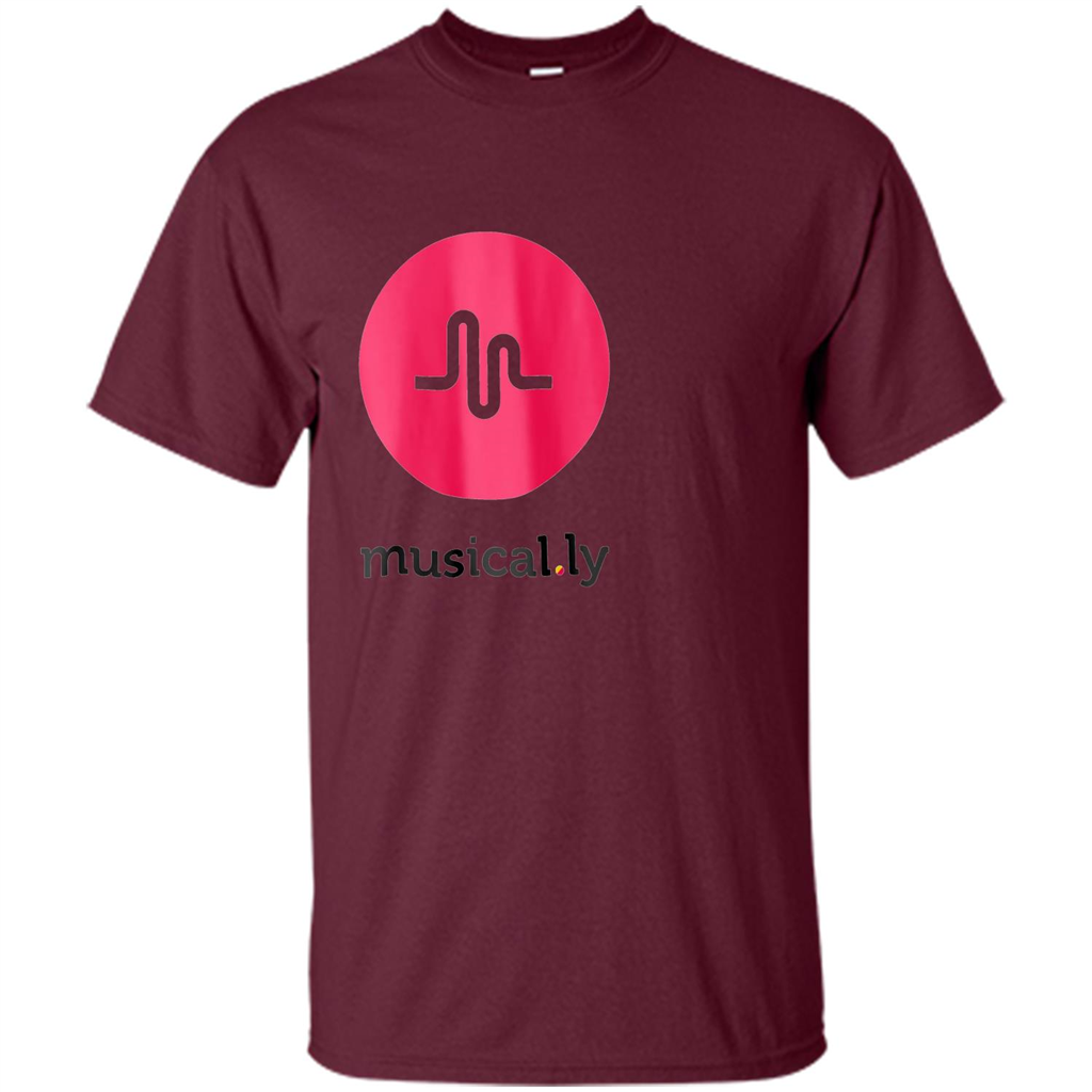 Musical.ly T-Shirt Maroon