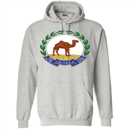 Eritrea Emblem T-shirt National Heritage Pride Ash