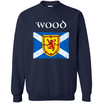 Scottish Clan Wood T-shirt Navy