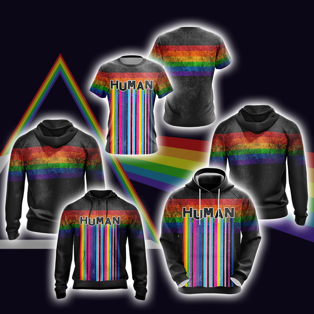 LGBT - Human Unisex 3D T-shirt