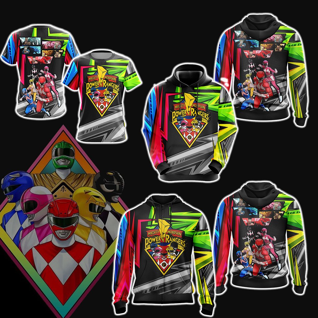 Power Rangers Unisex 3D T-shirt