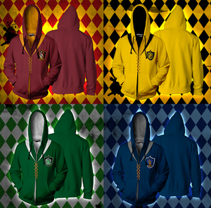 The Slytherin Quidditch Team Harry Potter Zip Up Hoodie