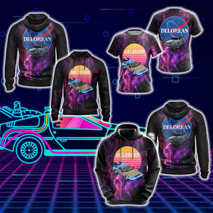 Delorean Space Unisex 3D Hoodie