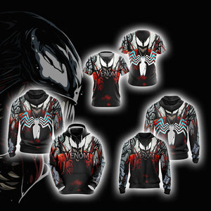 Venom New Version Unisex Zip Up Hoodie