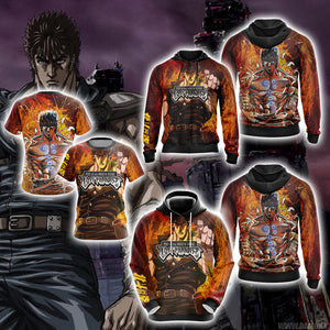 Fist of the North Star Kenshiro New Unisex Zip Up Hoodie