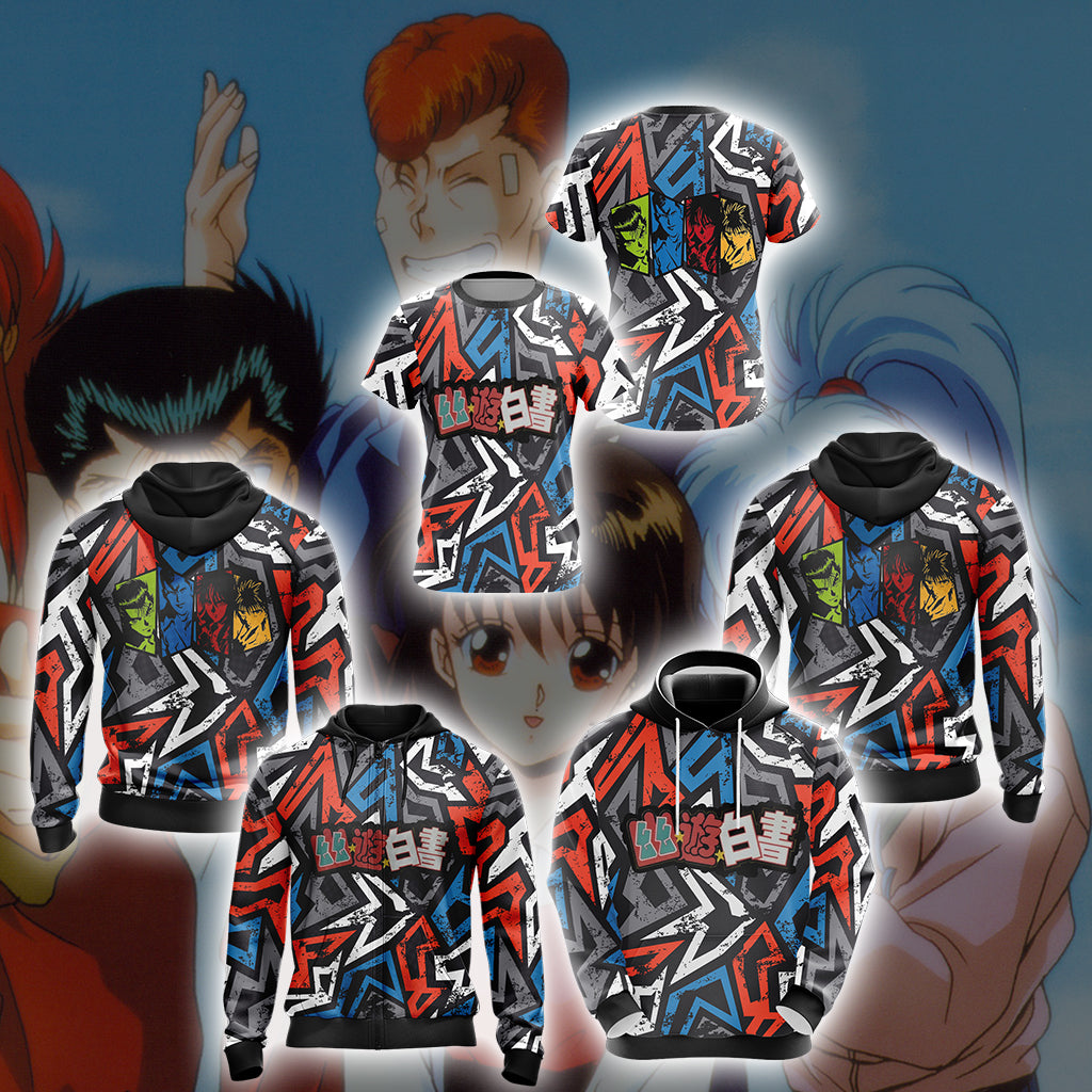 Yu Yu Hakusho Characters Unisex 3D T-shirt