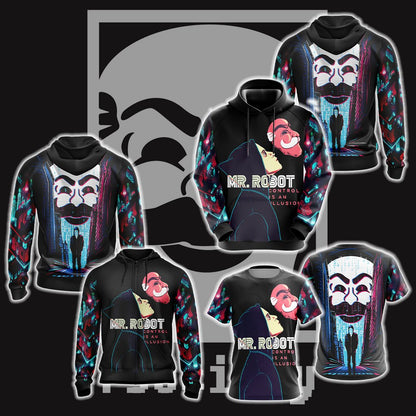 Mr Robot Unisex Zip Up Hoodie