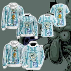 SpongeBob SquarePants - Squidward Unisex 3D Hoodie