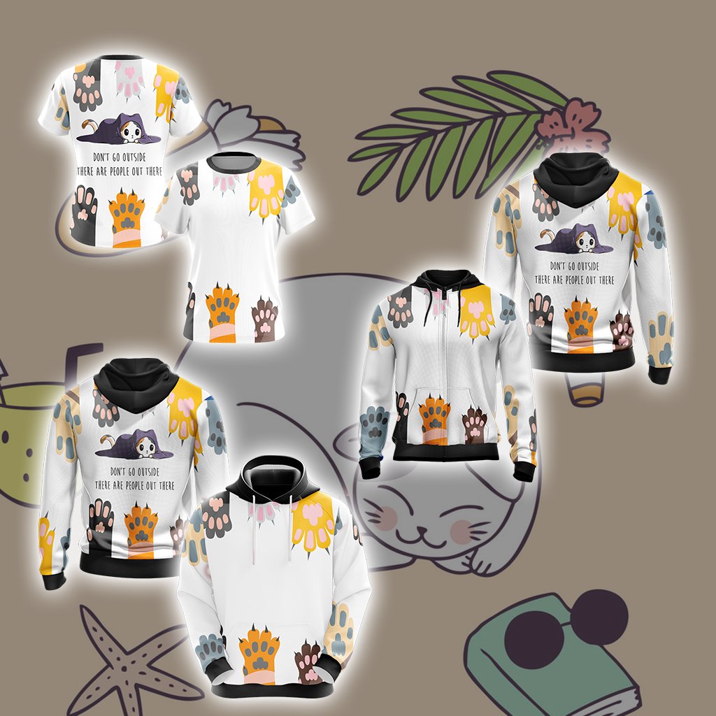 Plant Cat Mom Unisex 3D Hoodie