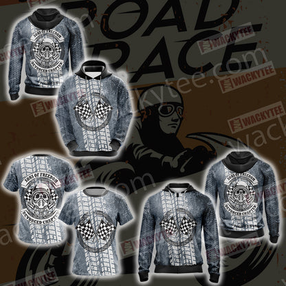 Biker Sons Of Freedom Devorced Chapter Unisex Zip Up Hoodie Jacket