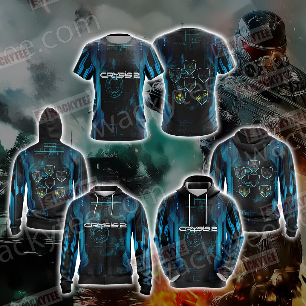 Crysis 2 Video Game Unisex 3D T-shirt
