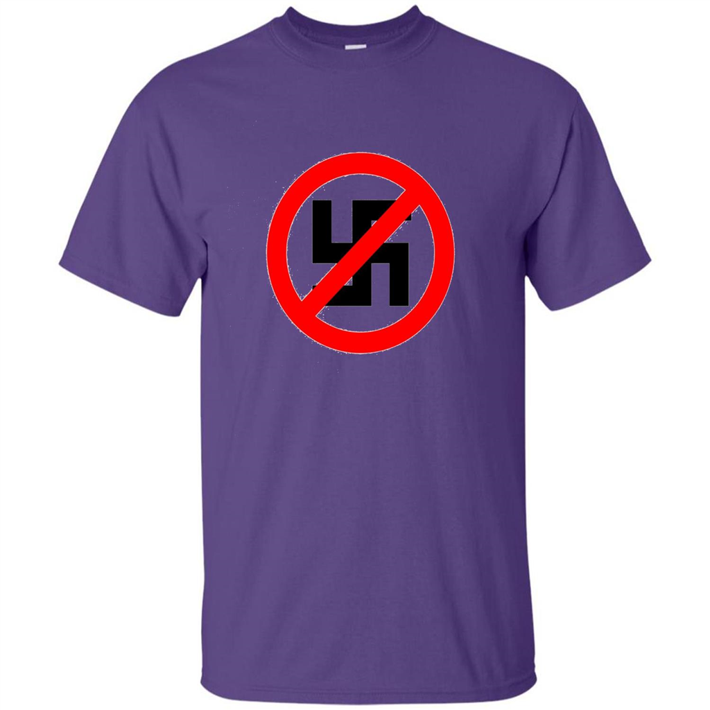 Anti-Nazi Shirt Support Equal Rights T-shirt Purple