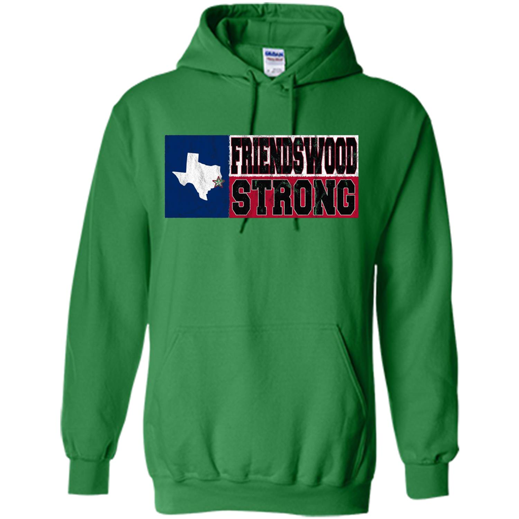 Friendswood Strong - Texas Flag - Friendswood Pride T-shirt Irish Green
