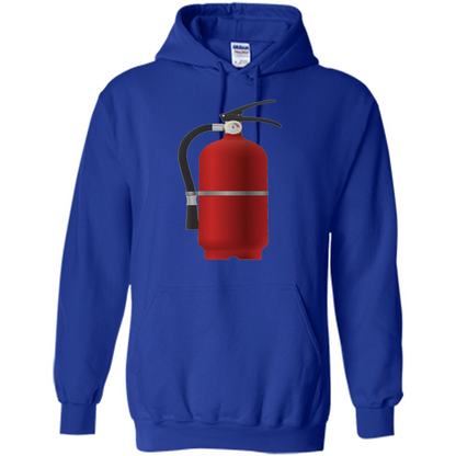 Fire Extinguisher T-shirt Emergency Fire Protection Royal