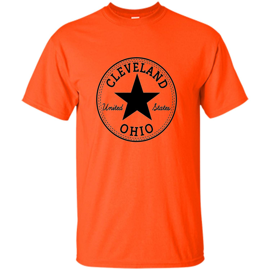 Cleveland Ohio T-shirt United States T-shirt Orange