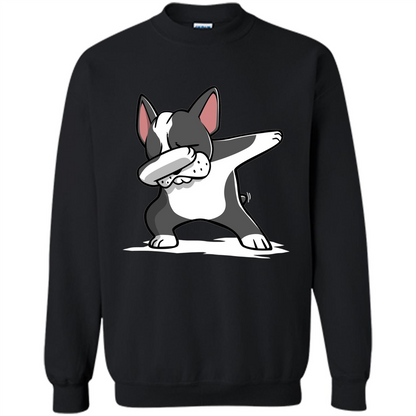 Dabbing Boston Terrier Dog T-Shirt Dab Dance T-shirt Black