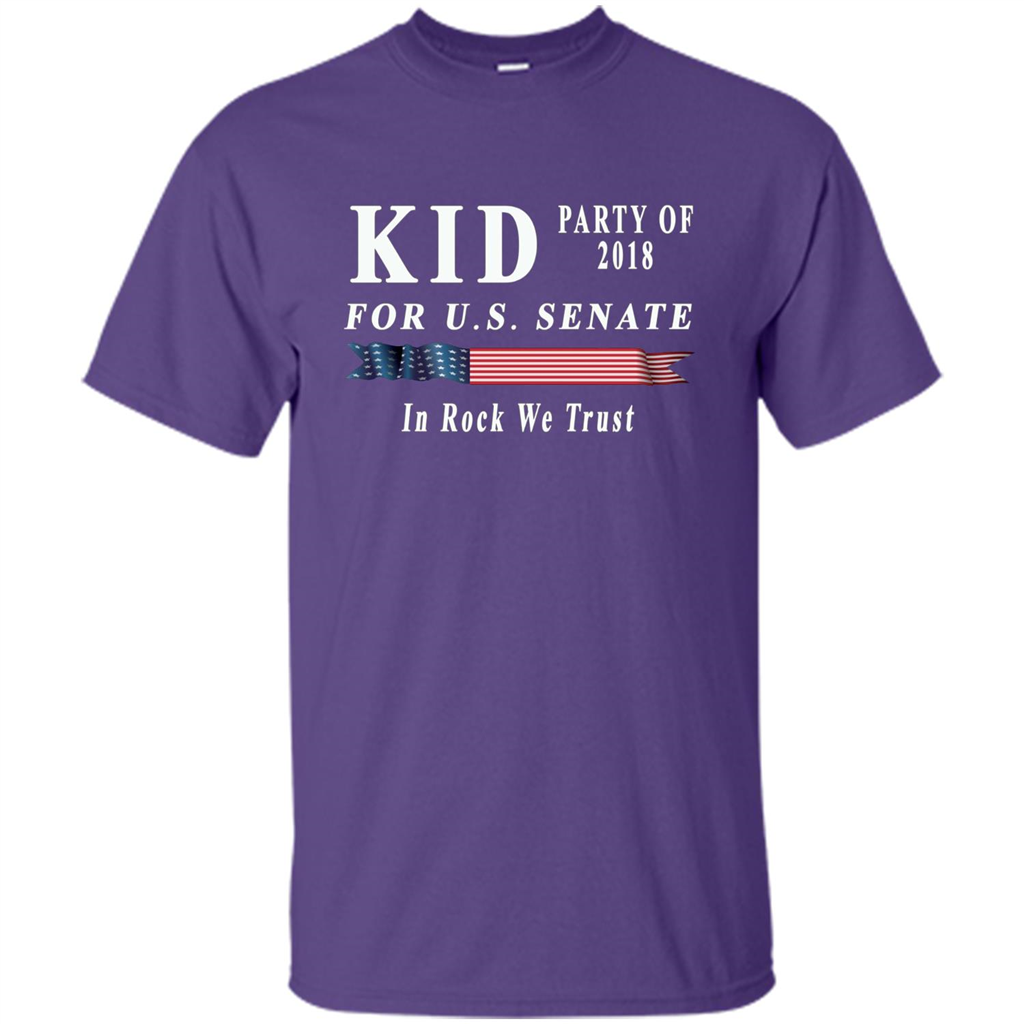 Kid For US Senate 2018 Election Shirt In Rock We Trust T-shirt Purple