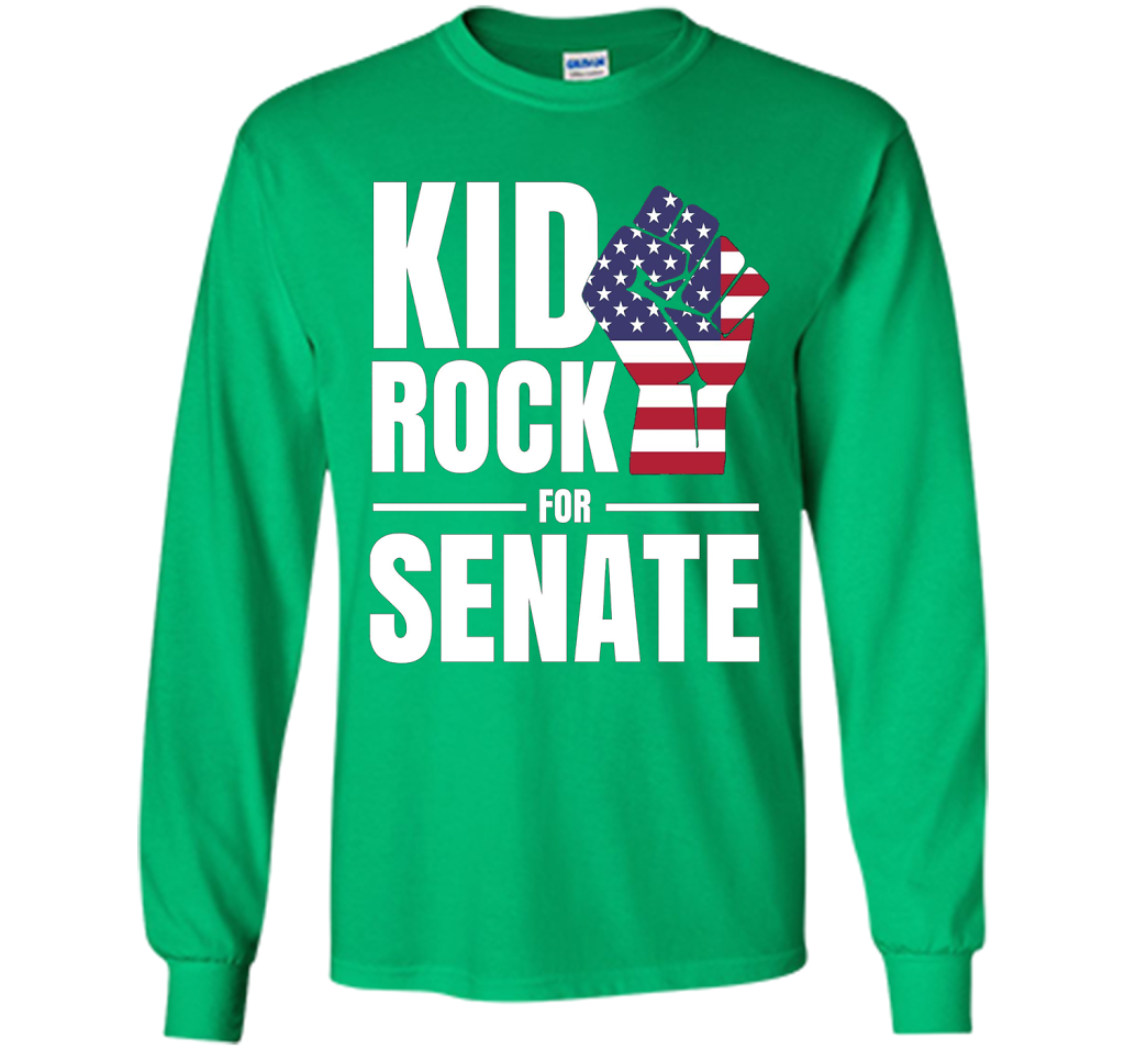 Campaign T-shirt Kid Rock For Senate T-shirt Irish Green