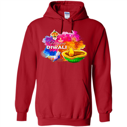 Happy Diwali Deepavali T-Shirt October 19th T-shirt Red